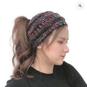 Autumn And Winter faux fur lined Knitted Headband